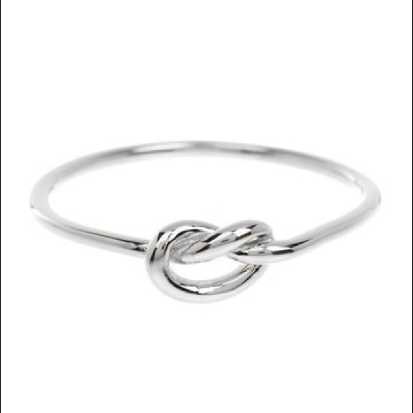 Sterling Silver Thin Love Knot Ring
